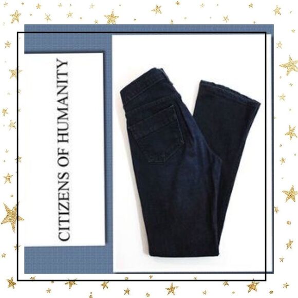Citizens of Humanity Dark Blue Flare Leg Jeans 25 - Picture 1 of 6